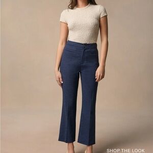 Rouje Pat Pants Indigo Size 36